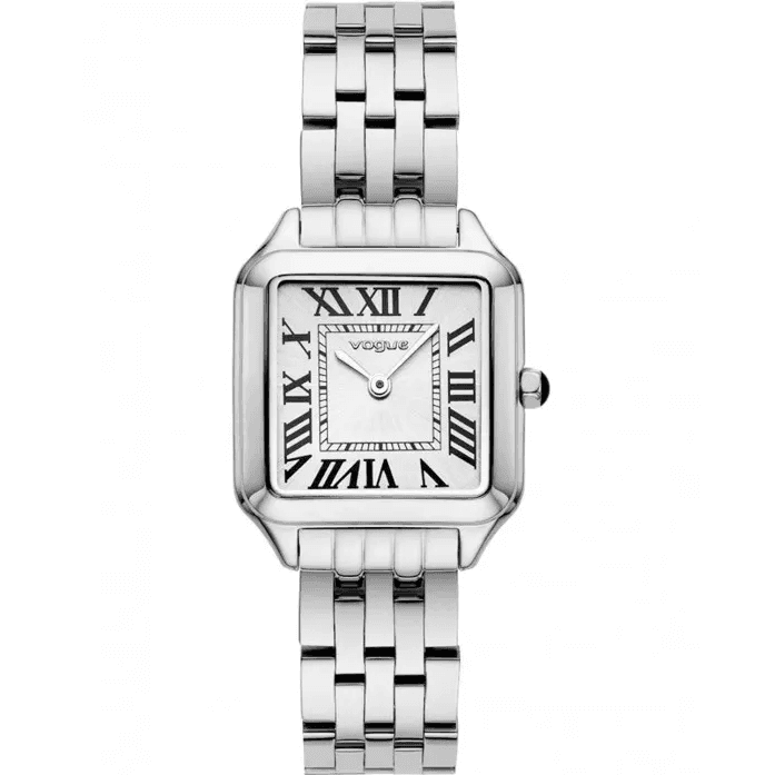 Γυναικείο Ρολόι Vogue Victoria 2020615381 – Ασημί Μπρασελέ, Παραλληλόγραμμη Κάσα 26x32.8mm
