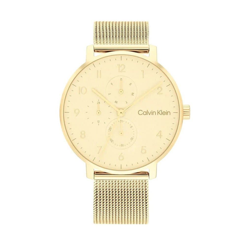 Γυναικείο Ρολόι Calvin Klein Stun 25200403 – Χρυσό Μπρασελέ από Ανοξείδωτο Ατσάλι, Κάσα 40mm