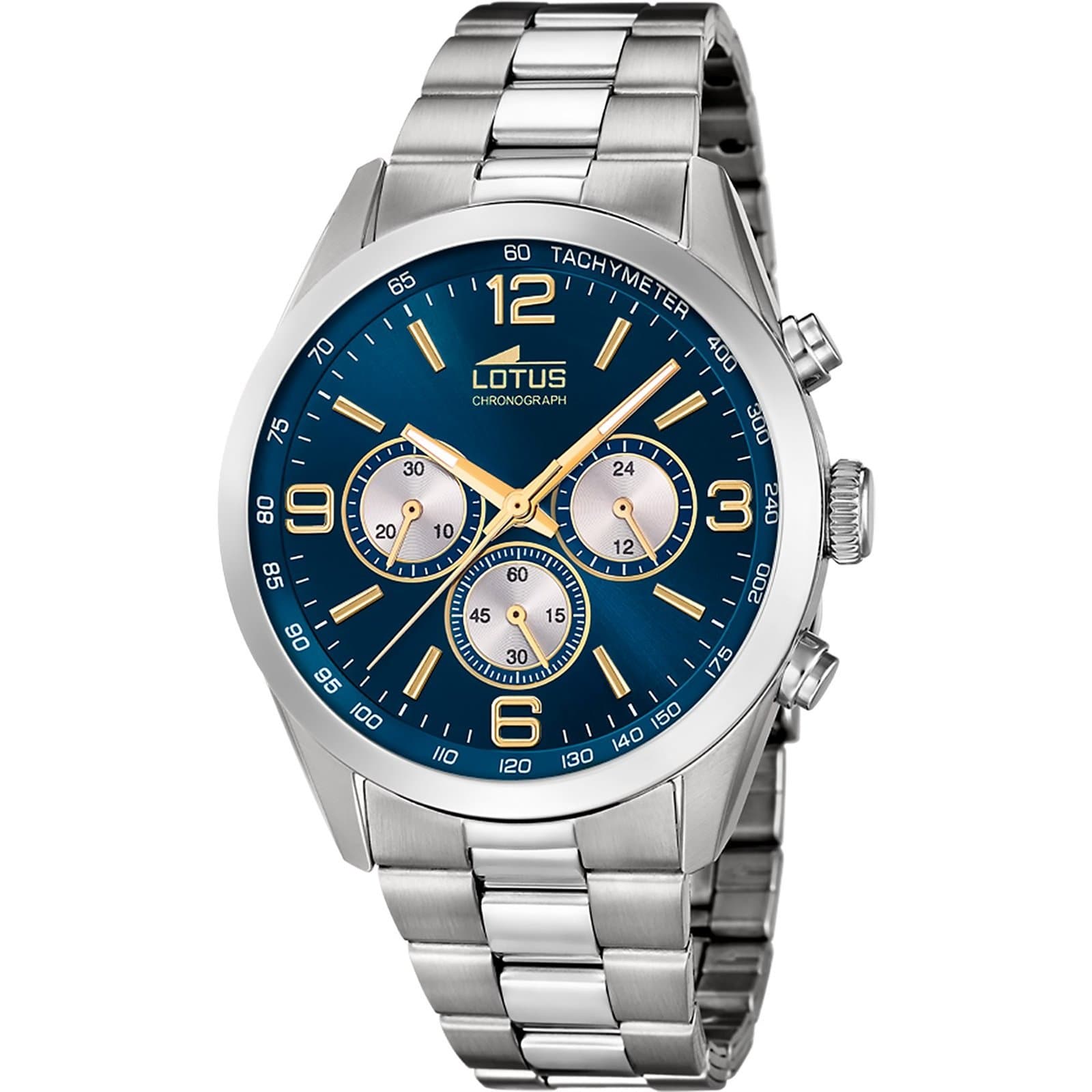 Χρονογράφος Lotus 18152/G με μεταλλικό μπρασελέ