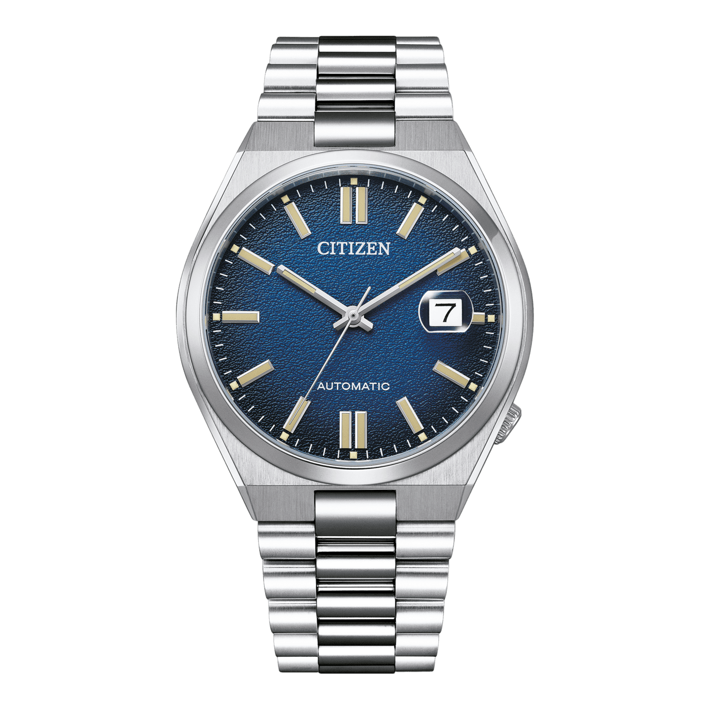 Ανδρικό Αυτόματο Ρολόι Citizen TSUYOSA NJ0151-88L – Μπλε Sunray Καντράν & Ασημί Μπρασελέ