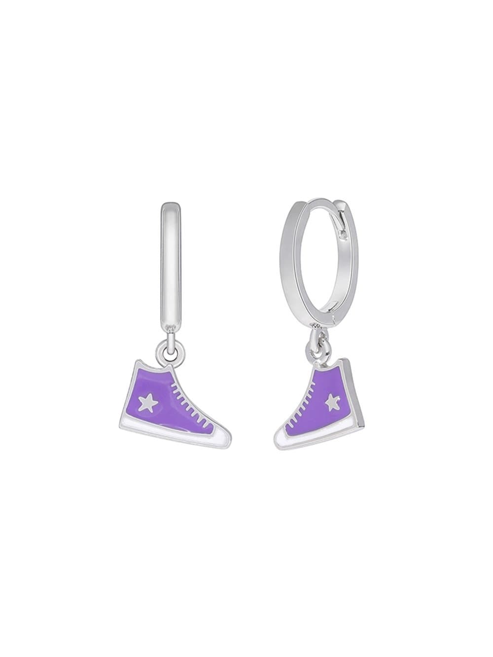 Παιδικά Σκουλαρίκια Παπουτσάκι από Ασήμι 925