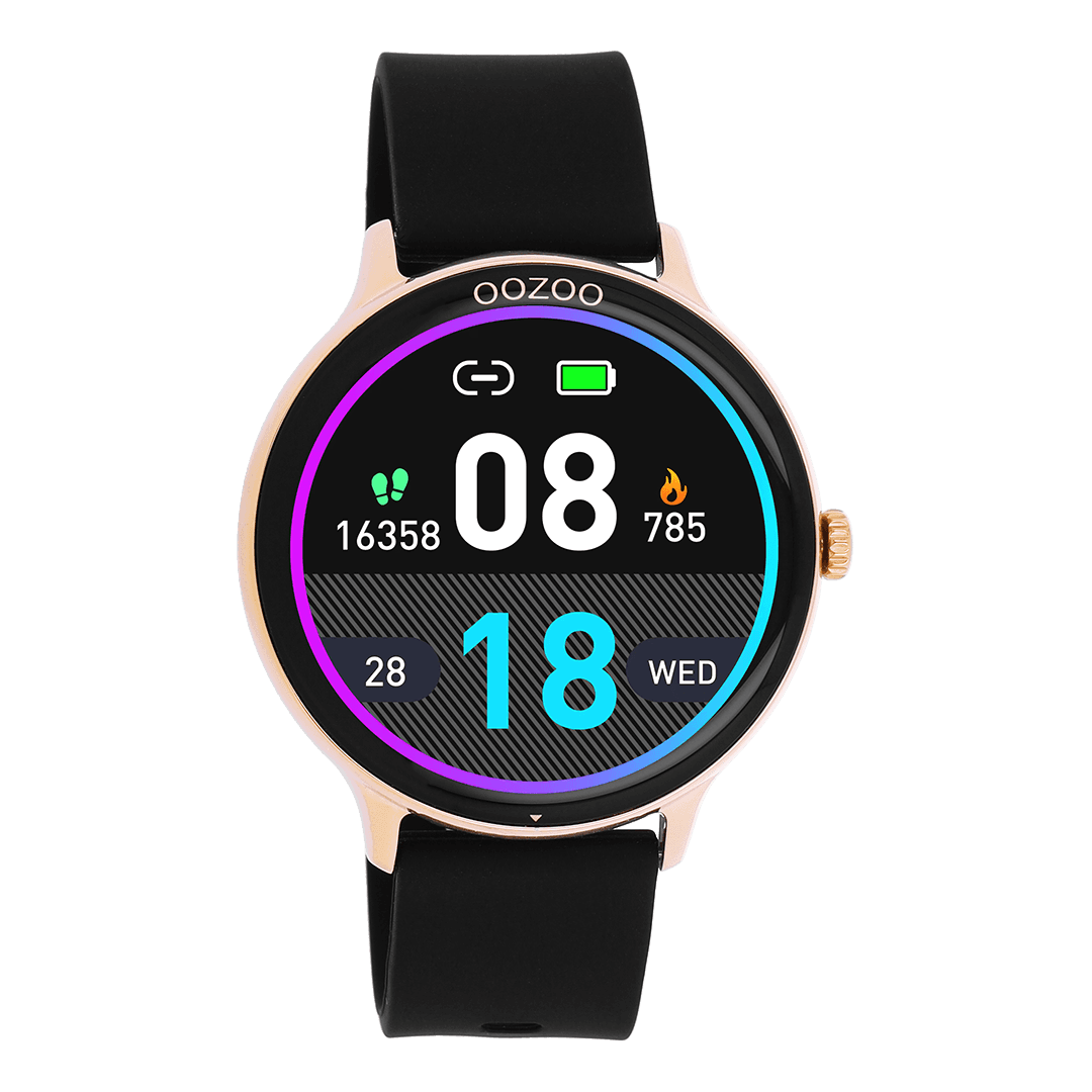 OOZOO Smartwatch Q00133 – Unisex 45mm με Λουρί Σιλικόνης & Πολλαπλές Λειτουργίες