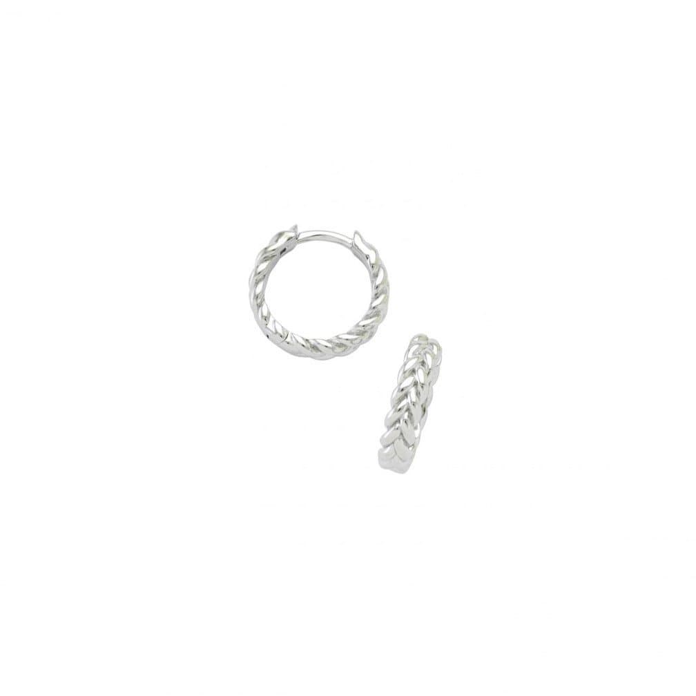 Σκουλαρίκια Σχοινί Silver 925