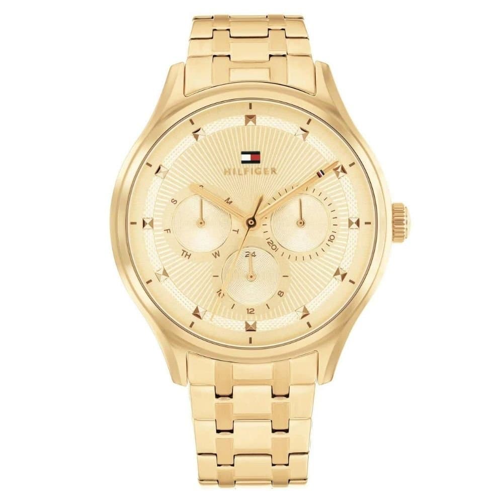 Tommy Hilfiger Gold Χρονογράφος Stainless Steel Bracelet 38mm
