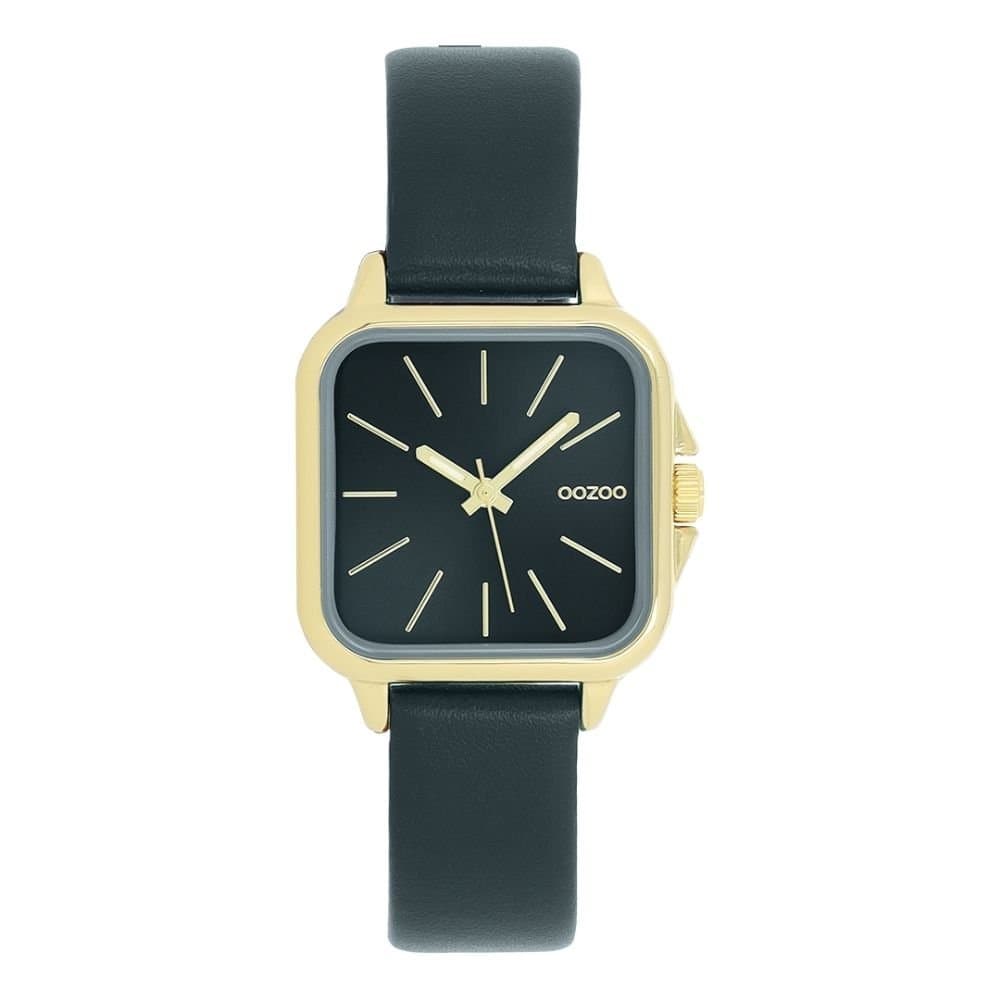 OOZOO Timepieces C11614 Green Leather Strap