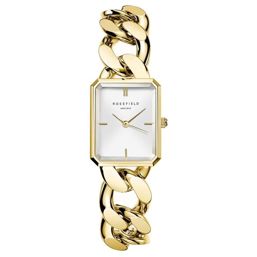 Rosefield Octagon XS Studio Gold Stainless Steel Bracelet