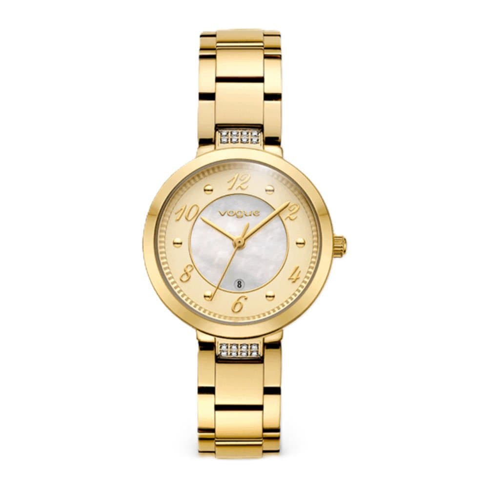Vogue Zoe Gold Tone Stainless Steel Bracelet