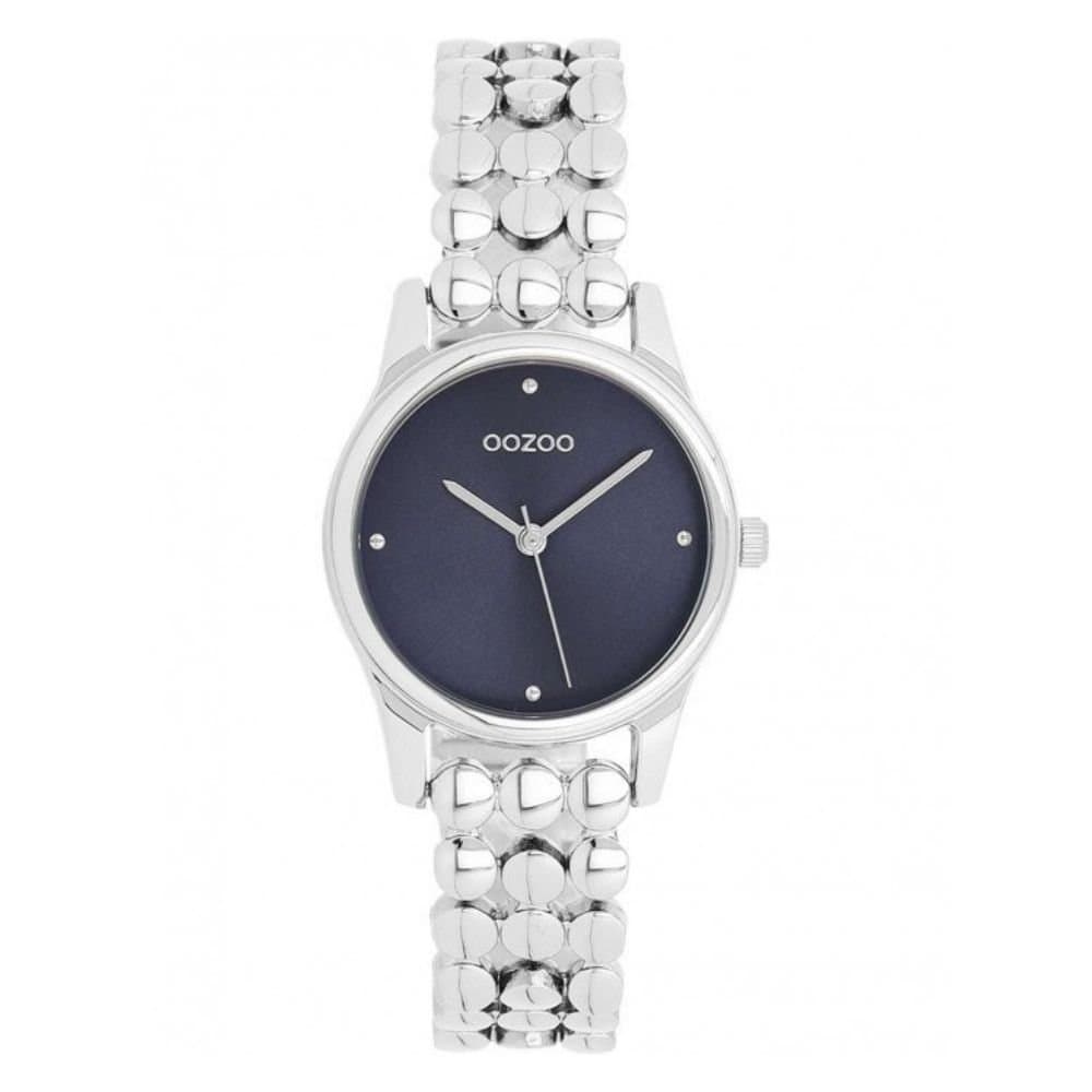 OOZOO Timepieces – Silver Metallic Bracelet
