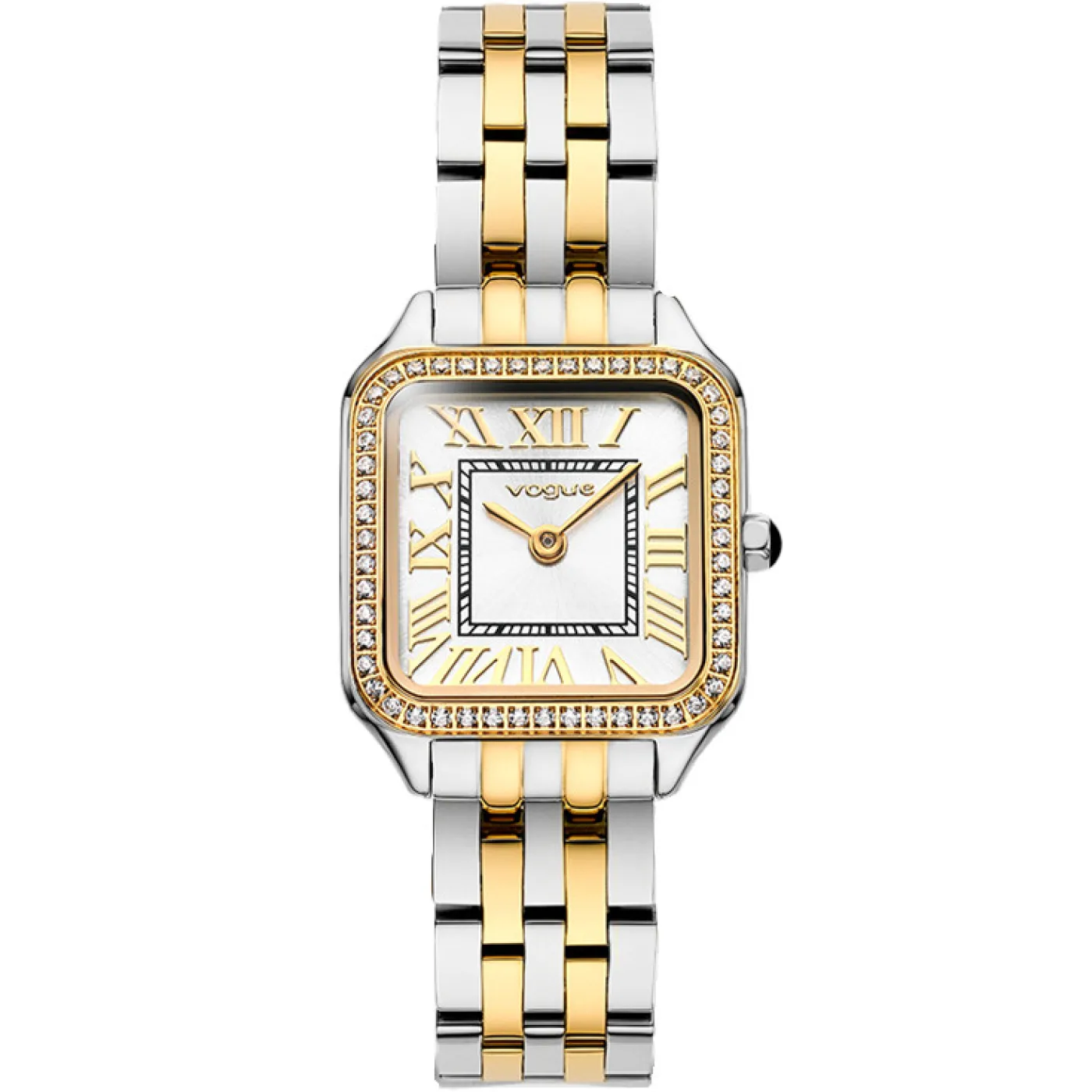 Γυναικείο Ρολόι Vogue Victoria Mini 2020615561 – Δίχρωμο Μπρασελέ, Λευκό Καντράν