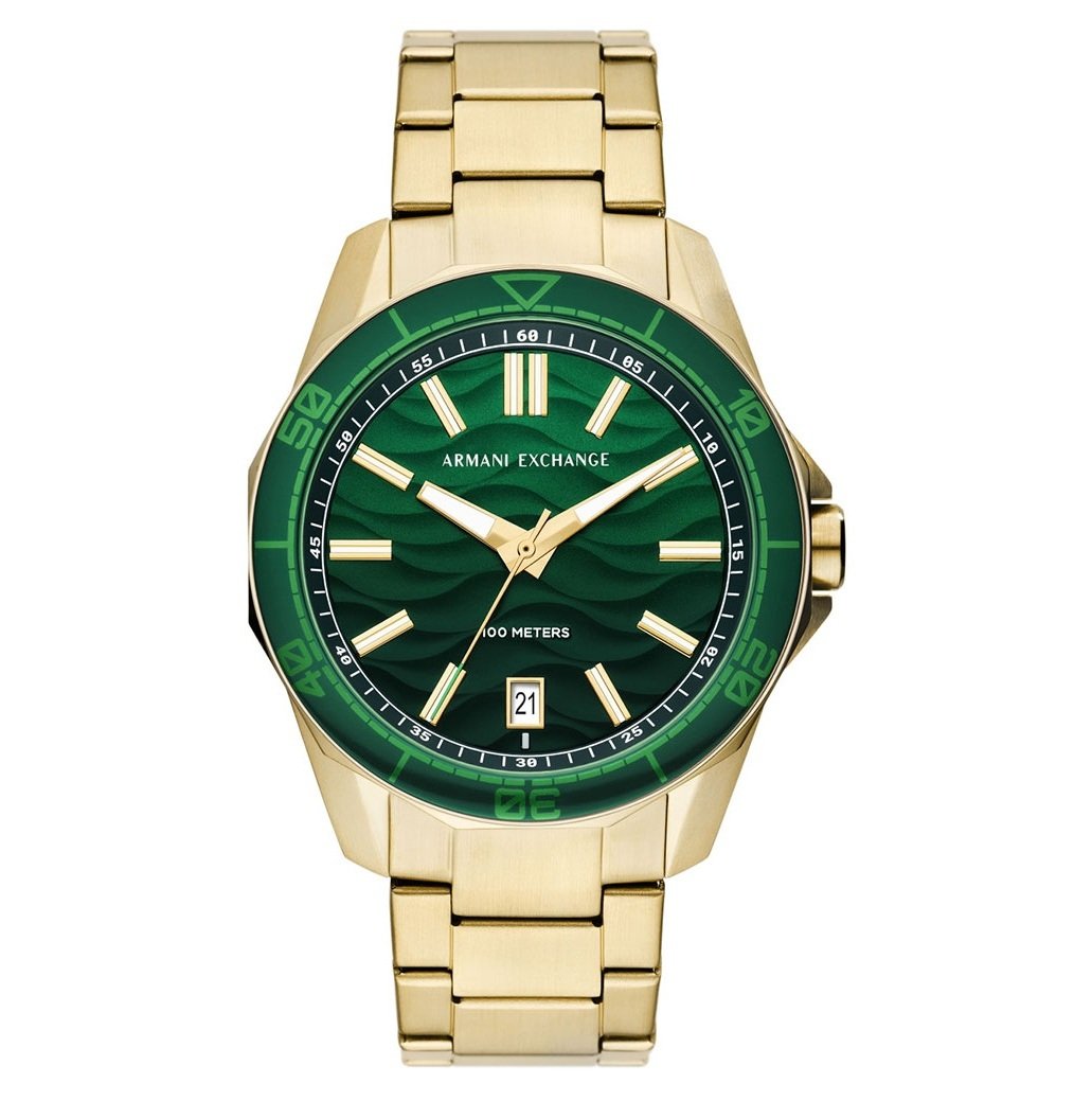 Ανδρικό Ρολόι Armani Exchange Spencer AX1951 με Χρυσό Ατσάλινο Μπρασελέ
