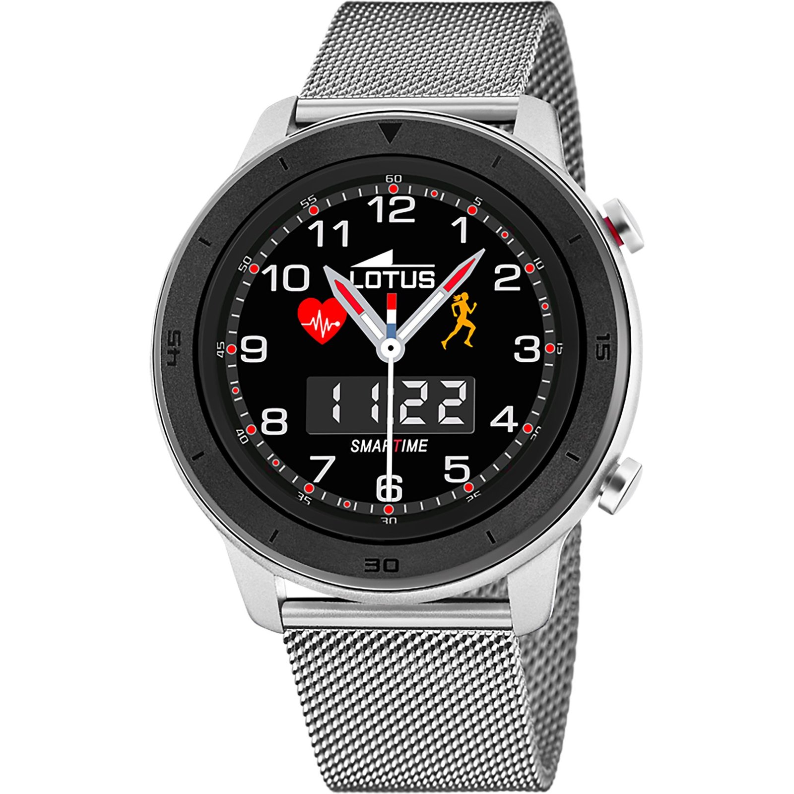 Lotus Smartwatch με ασημί μπρασελέ L50021/1