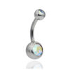Belly Ring με Ζιργκόν Ιριδίζον