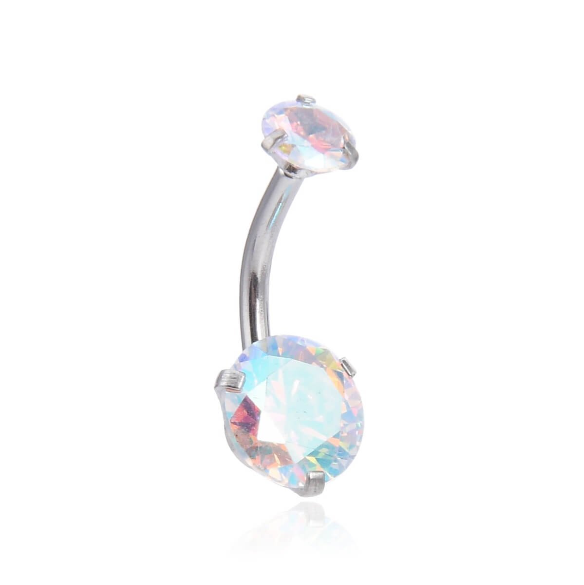 Belly Ring με Ζιργκόν Ιριδίζον