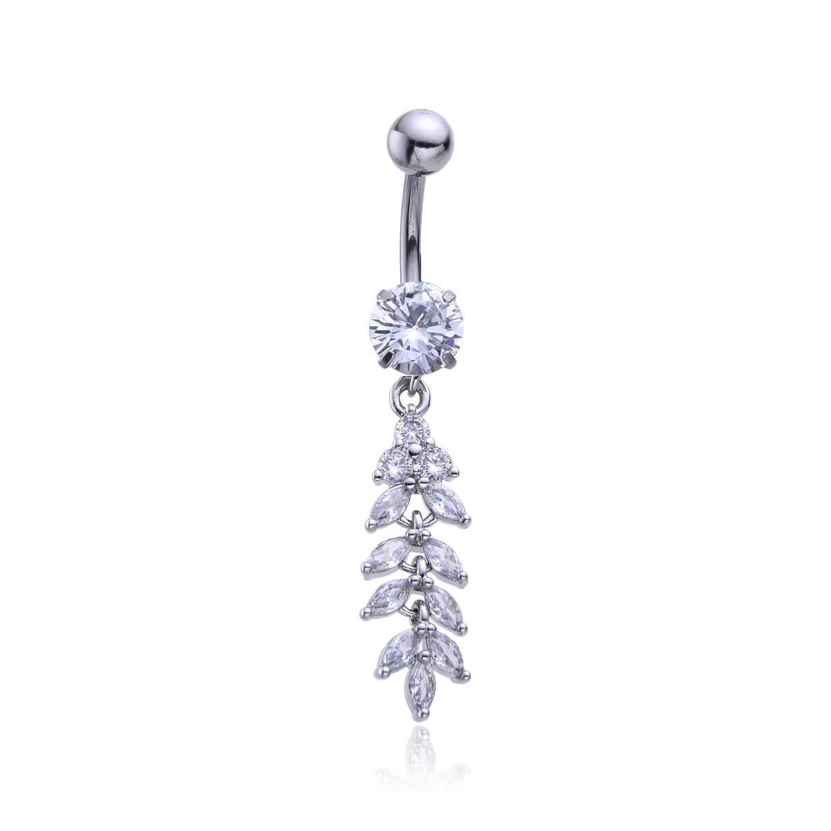 Belly Ring με ζιργκόν - Κλαδί