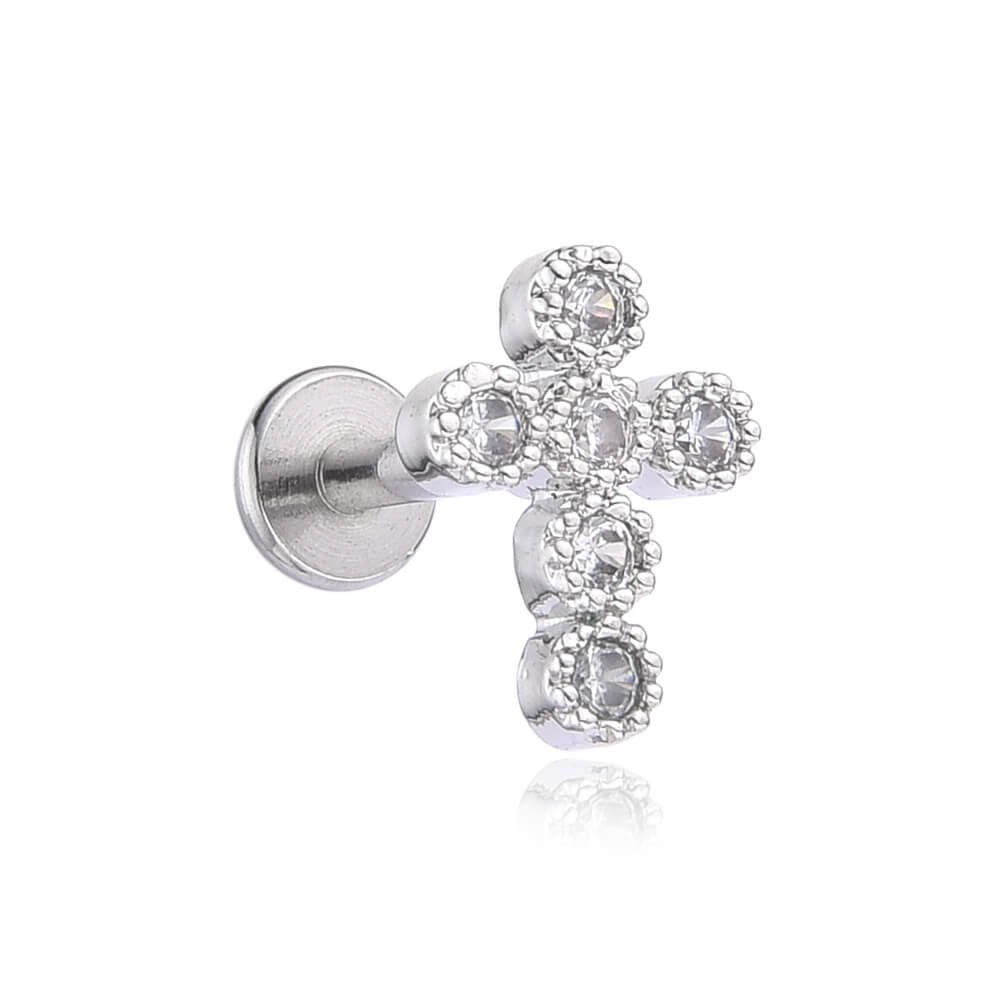 Tragus Piercing -  Σταυρός