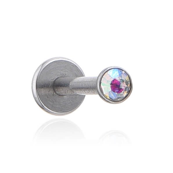 Tragus Piercing -  Ζιργκόν Ιριδίζον