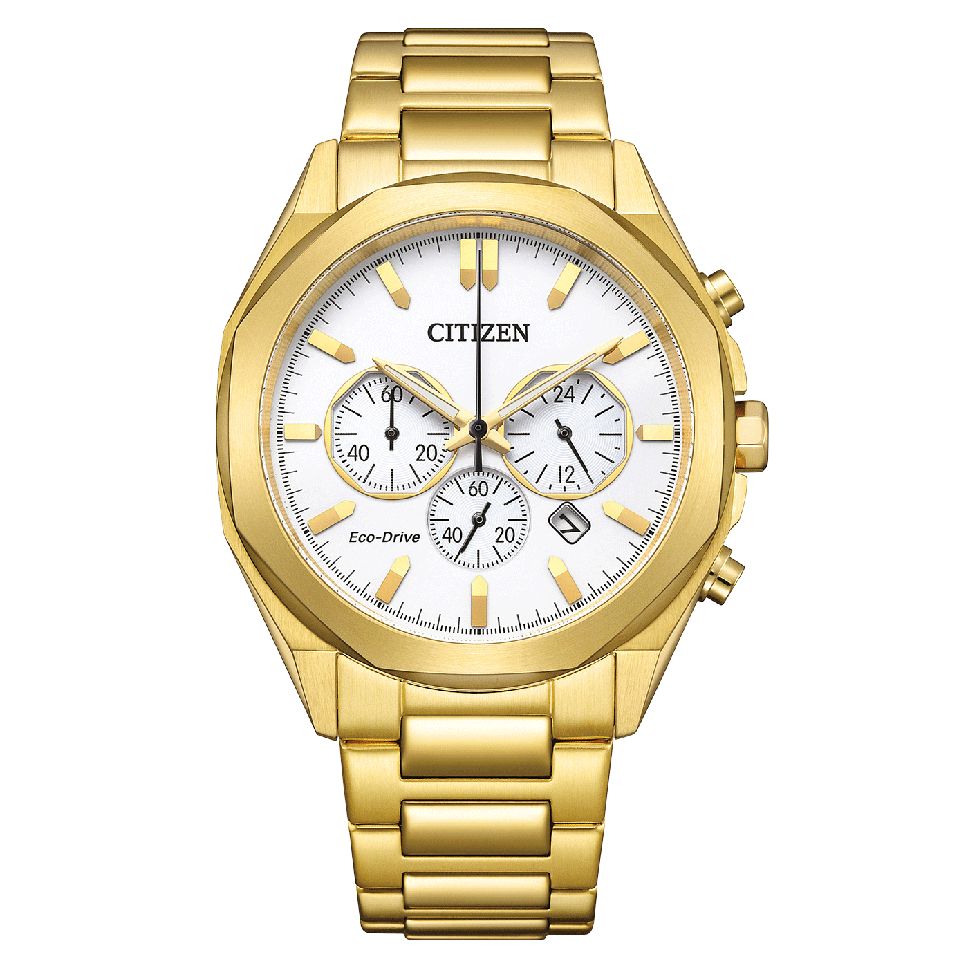 Ανδρικό Ρολόι Citizen CA4592-85A Eco-Drive 41mm με Λευκό Καντράν