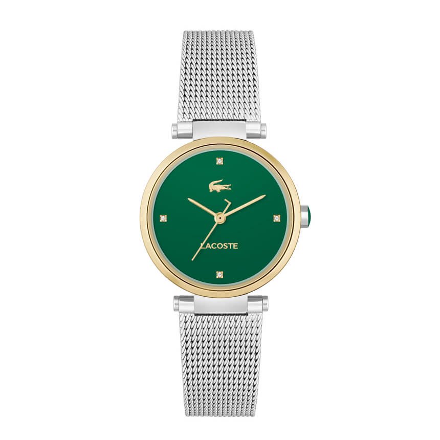 Lacoste Orba 2001348 – Γυναικείο Ρολόι με Πράσινο Καντράν & Κρύσταλλα