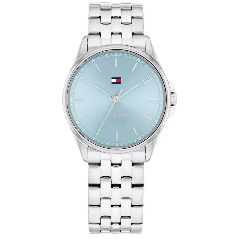 Γυναικείο Ρολόι Tommy Hilfiger Jade 1782771 – Ασημί Ατσάλινο Μπρασελέ, Μπλε Καντράν 30mm