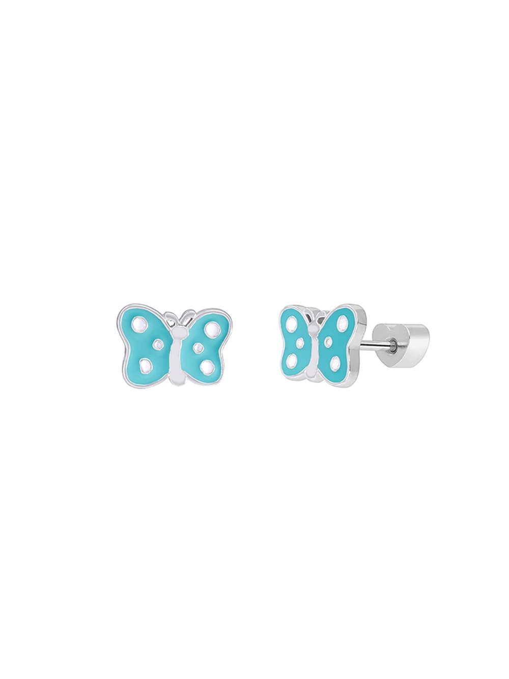 Σκουλαρίκια Καρφωτά Πεταλούδα Silver 925