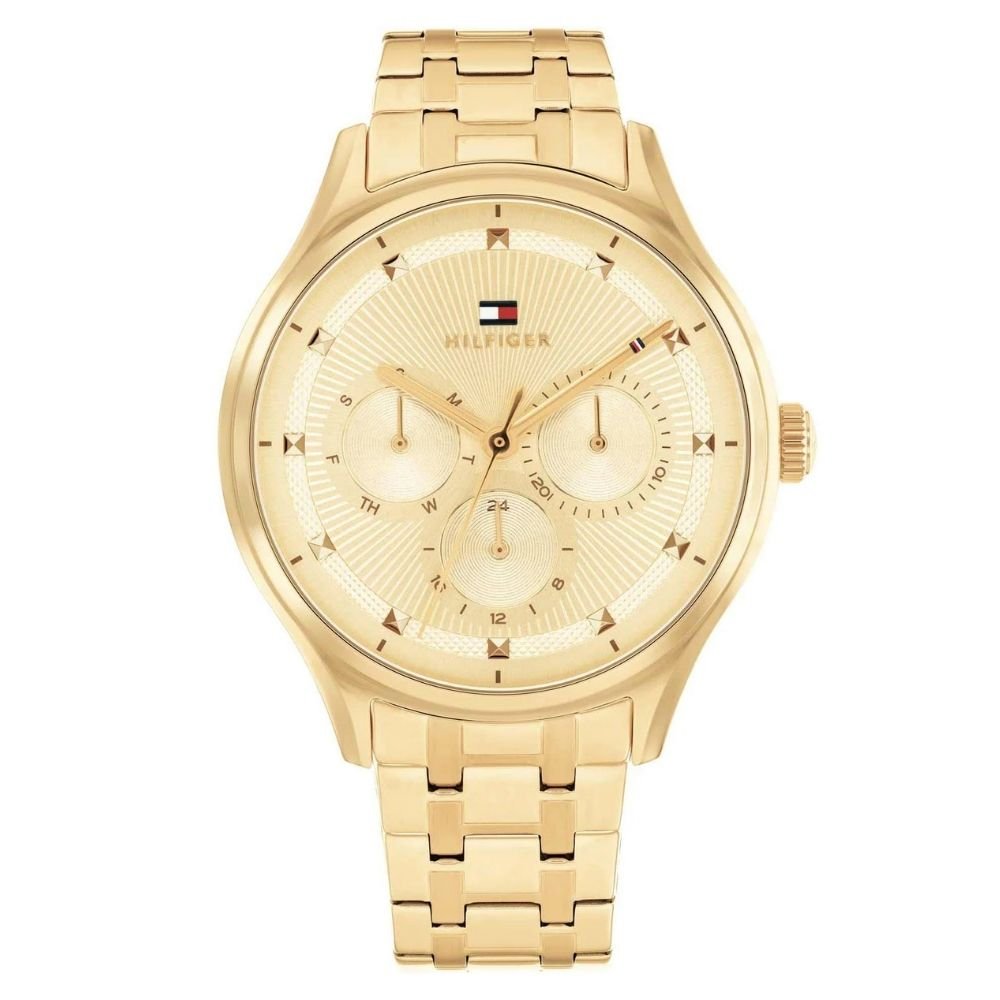 Tommy Hilfiger Gold Χρονογράφος Stainless Steel Bracelet 38mm