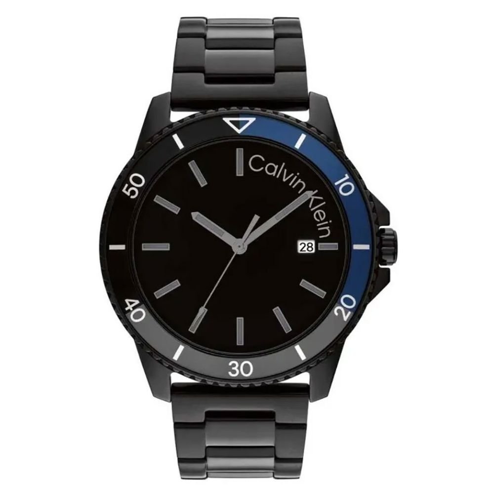 Calvin Klein Distinguish Χρονογράφος Black Stainless Steel Bracelet