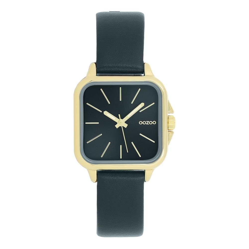 OOZOO Timepieces C11614 Green Leather Strap