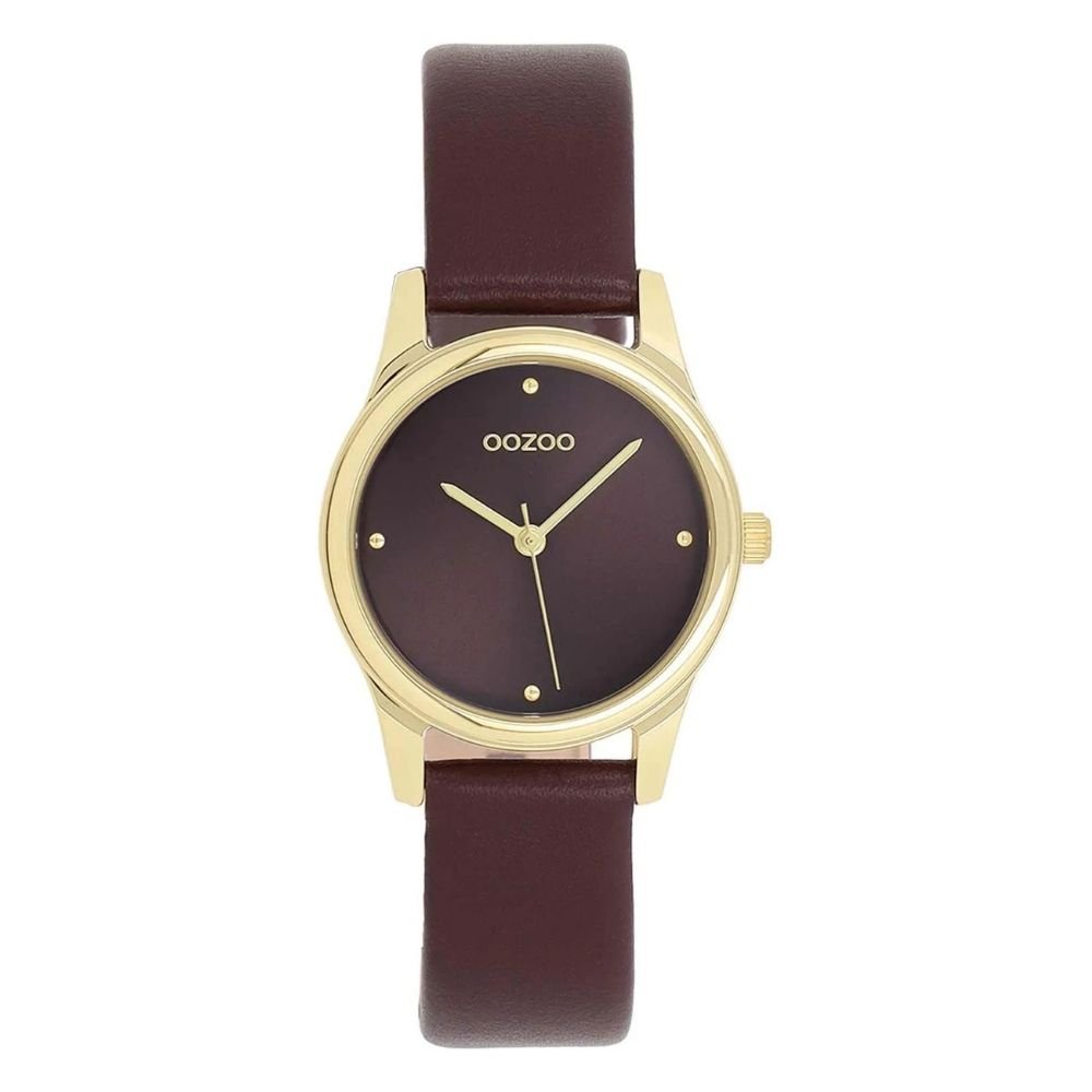OOZOO Timepieces Purple Leather Strap