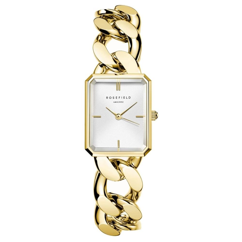 Rosefield Octagon XS Studio Gold Stainless Steel Bracelet