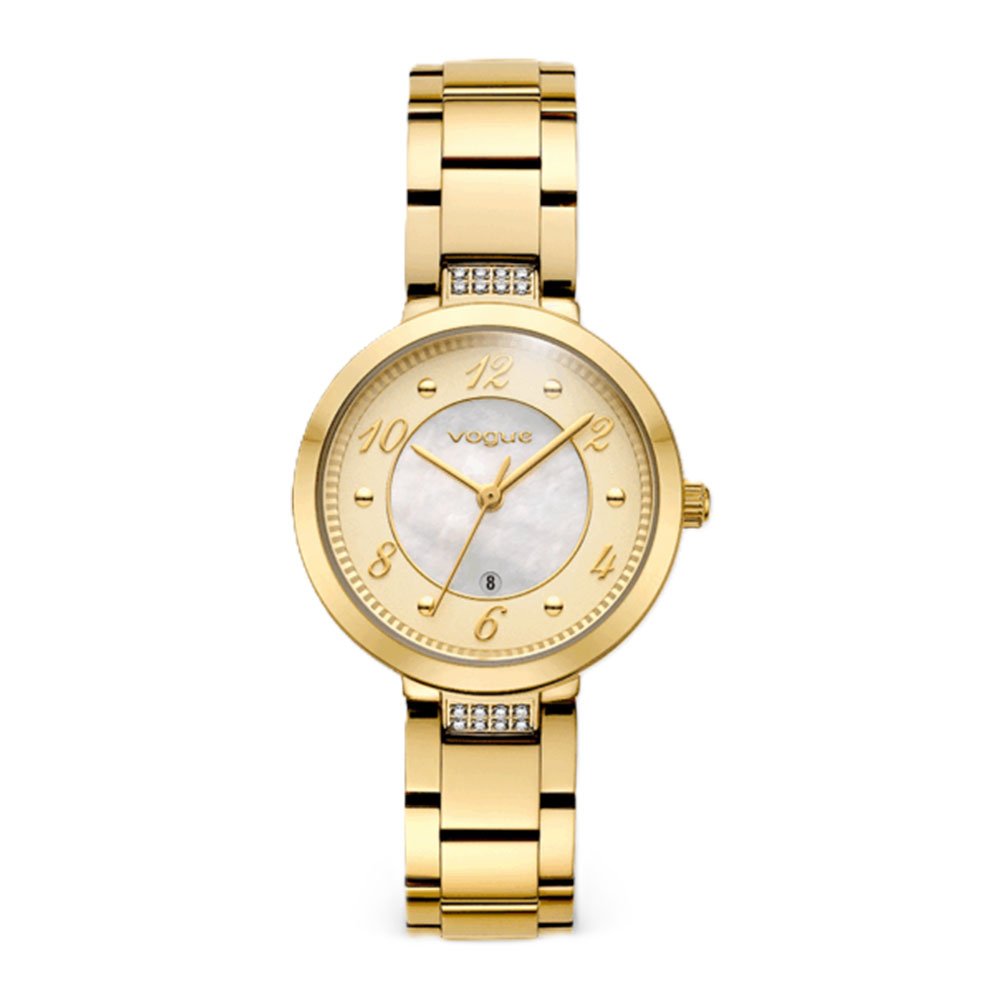 Vogue Zoe Gold Tone Stainless Steel Bracelet