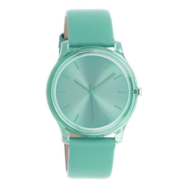 Ρολόι OOZOO Timepieces Γυναικείο Jade Green 36mm Δερμάτινο — C11139