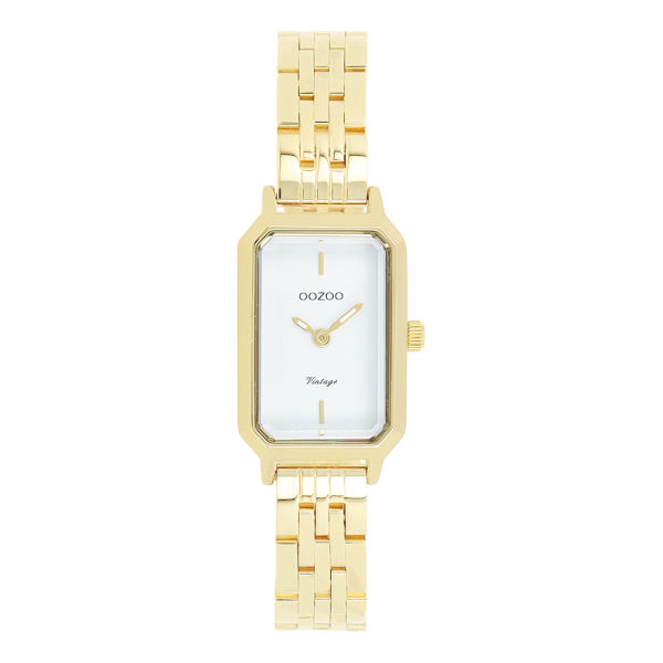 Ρολόι OOZOO Vintage Χρυσό 40mm με Ατσάλινο Μπρασελέ — C20456